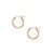 Classic Hoop Earrings in 14K Rose Gold (2x20 mm)