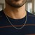 Round Cable Link Chain in 14k Yellow Gold (2.4 mm)