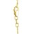Textured Saturn Bead Necklace in 14K Yellow Gold