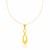 Polished Infinity Pendant in 14k Yellow Gold