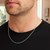 Milano Chain in 14k White Gold (1.10 mm)