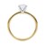 3/4 Carat Round Lab Grown IGI G/VS1 Diamond Solitaire Ring in 14K Yellow Gold