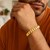 Semi Solid Miami Cuban Bracelet in 14k Yellow Gold  (9.10 mm)