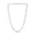 Sterling Silver Rhodium Plated Italian Link Paperclip Chain (10.30 mm)