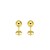 Classic Round Stud Earrings in 14k Yellow Gold(3mm)