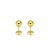 Classic Round Stud Earrings in 14k Yellow Gold(3mm)