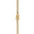 Classic Miami Cuban White Pave Solid Chain in 14k Yellow Gold (5.00 mm)