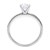 1 Carat Oval Lab Grown IGI G/VS1 Diamond Solitaire Ring in 14K White Gold