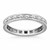 Channel Set Baguette Diamond Eternity Ring in 14k White Gold