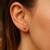 Round Shiny Stud Earrings in 14k Rose Gold (3mm)