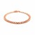 Classic Miami Cuban Solid Bracelet in 14k Rose Gold  (6.10 mm)