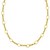 14K Yellow Gold Five and One Oval Link Chain Necklace