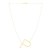 14K Yellow Gold Yours Truly Large Initial P Necklace