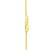 14K Yellow Gold Oval Gemstone and Bead Necklace