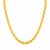 14k Yellow Gold Polished Oval Link Necklace