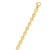 14k Yellow Gold Polished Oval Link Necklace
