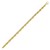 14K Yellow Gold Mens Cable Link Bracelet (6.30 mm)