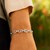 Sterling Silver Rhodium Plated Puffed Mariner Bracelet (9.00 mm)