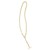 14K Yellow Gold Paperclip Toggle Link Necklace