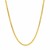 Solid Diamond Cut Round Franco Chain in 14k Yellow Gold (2.20 mm)