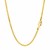 Solid Diamond Cut Round Franco Chain in 14k Yellow Gold (2.20 mm)