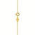 14K Yellow Gold Mini Diamond X Initial Pendant Necklace