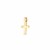 14k Yellow Gold Mini Cross Charm