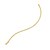 14K Yellow Gold Sparkle Spring Chain Bracelet (2.10 mm)