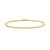 14K Yellow Gold Sparkle Spring Chain Bracelet (2.10 mm)