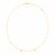 14k Yellow Gold Amor Necklace