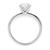 1 1/2 Carat Round Lab Grown IGI G/VS1 Diamond Ring in 10K White Gold