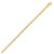 14K Tri Color Gold Pave Valentino Chain (3.50 mm)