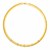 14k Two Tone Gold 17 3/4 inch Silk Textured Necklace with Diamonds