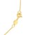 14K Yellow Gold Virgo Necklace