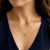 14K Yellow Gold Virgo Necklace