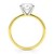 5 Carat Radiant Lab Grown IGI G/VS1 Diamond Solitaire Ring in 14K Yellow Gold