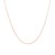 Classic Box Chain in 14k Rose Gold (0.6 mm)