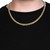 Miami Cuban Semi Solid Chain in 14k Yellow Gold (7.00 mm)