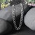 Classic Rhodium Plated Curb Chain in Sterling Silver (5.50 mm)