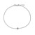 14K White Gold Solo Diamond Bracelet