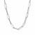 14k White Gold Bold Paperclip Chain (4.20 mm)