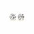 3 cttw Certified IGI Lab Grown Round Diamond Stud Earrings 14k Yellow Gold (G/VS2)