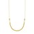 14K Yellow Gold Adjustable Rolo Link Necklace