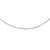 Classic Style Omega Chain Necklace in Sterling Silver (3.0mm)