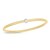 14k Yellow Gold Stretch Bangle with Diamonds (3.00 mm)