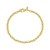 14K Yellow Gold Cable Chain Bracelet (3.30 mm)