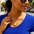 14k Yellow Gold Necklace with Polished Round Pendant with Diamond