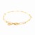 14k Yellow Gold Wire Paperclip Bracelet  (2.70 mm)