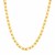 14k Yellow Gold Mens Byzantine Chain Necklace