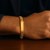 14k Two Tone Gold 8 1/2 inch Mens Wide Curb Chain ID Bracelet with White Pave (10.00 mm)